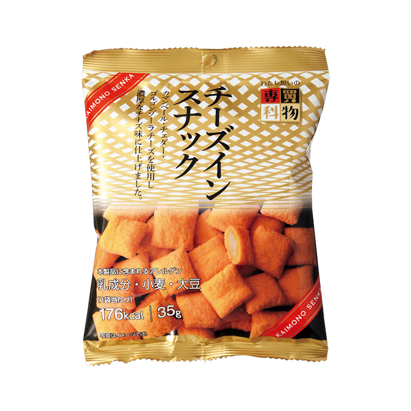 買物(wù)專科(kē)幹酪風味夾心脆 （膨化食品）